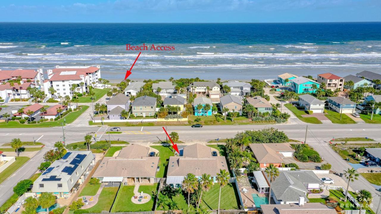 Dog Friendly Home Wprivate Fenced Yard, Garage & Fire Pit Steps To The Beach! New Smyrna Beach Exterior foto
